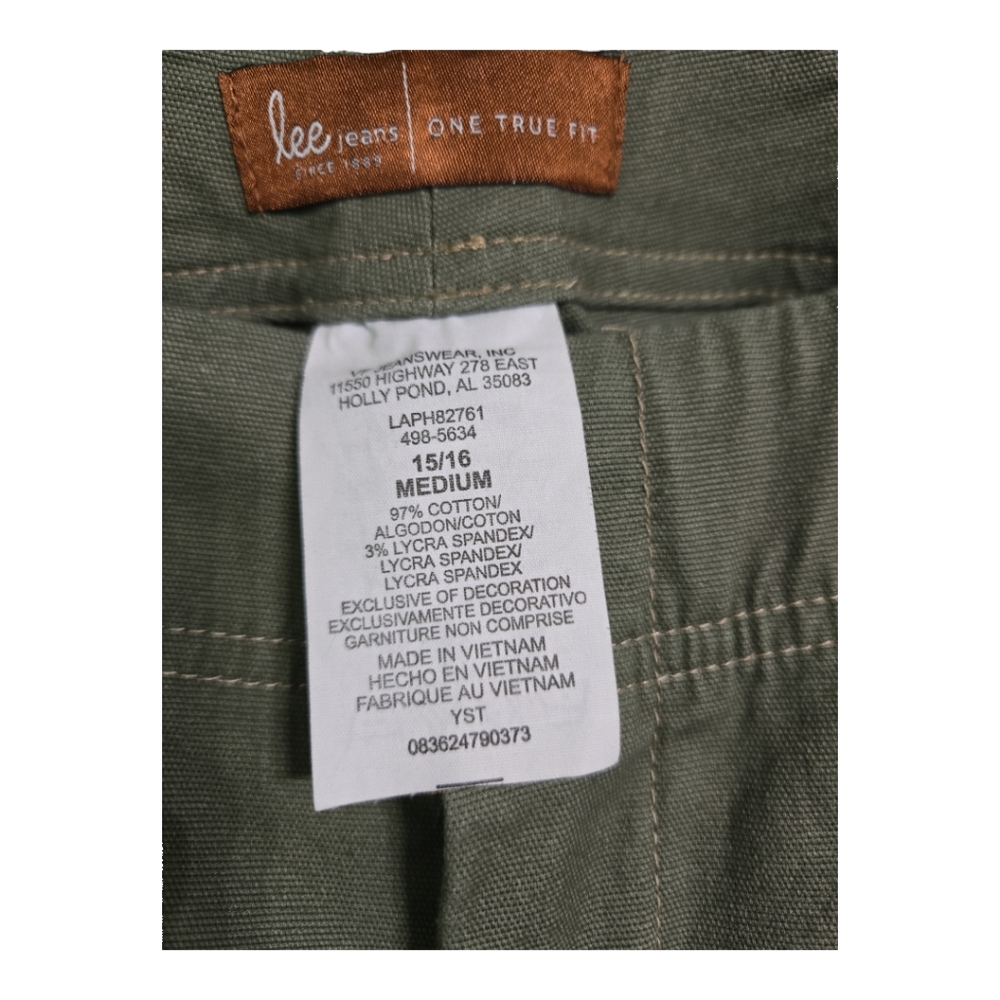 Lee Olive Gaucho Jeans Sz 15/16 - Picture 3 of 5
